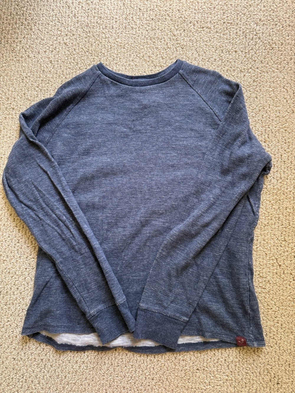 Men's Crewneck Knit Sweater - Heather Blue